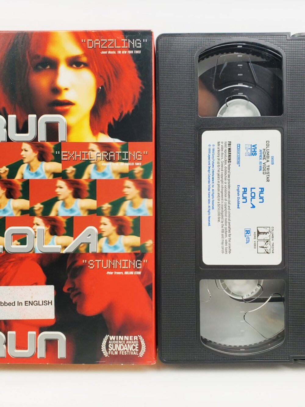 Run Lola Run VHS Movie 1999 English Dub Action Thriller Franka Potente 90s